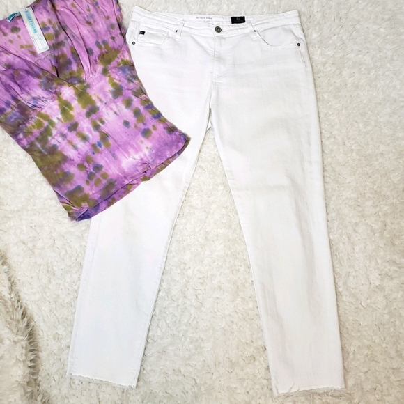 Ag the Stevie ankle white jean - Picture 6 of 10